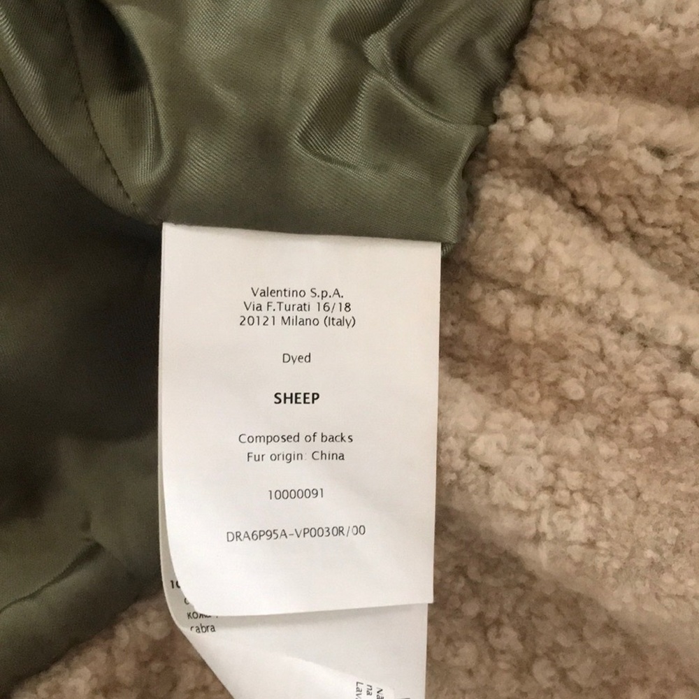 RED VALENTINO sheep skin jacket - Picture 5 of 8